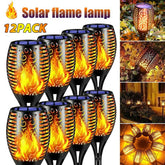 1/2/4/6/8/10/12Pcs Solar Flame Torch Light Flickering Light Waterproof Garden-TI00842-Veeddydropshipping
